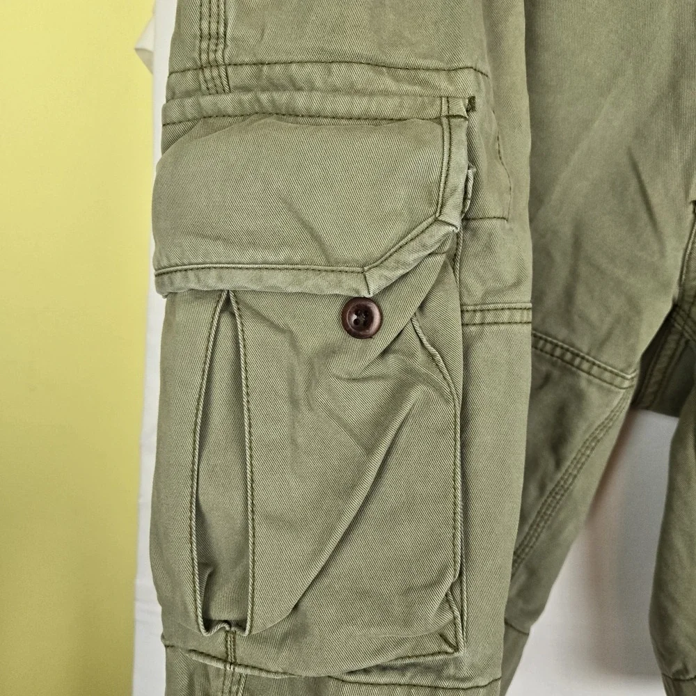 Polo Ralph Lauren Cargo Shorts Mens 38 Olive Green Military